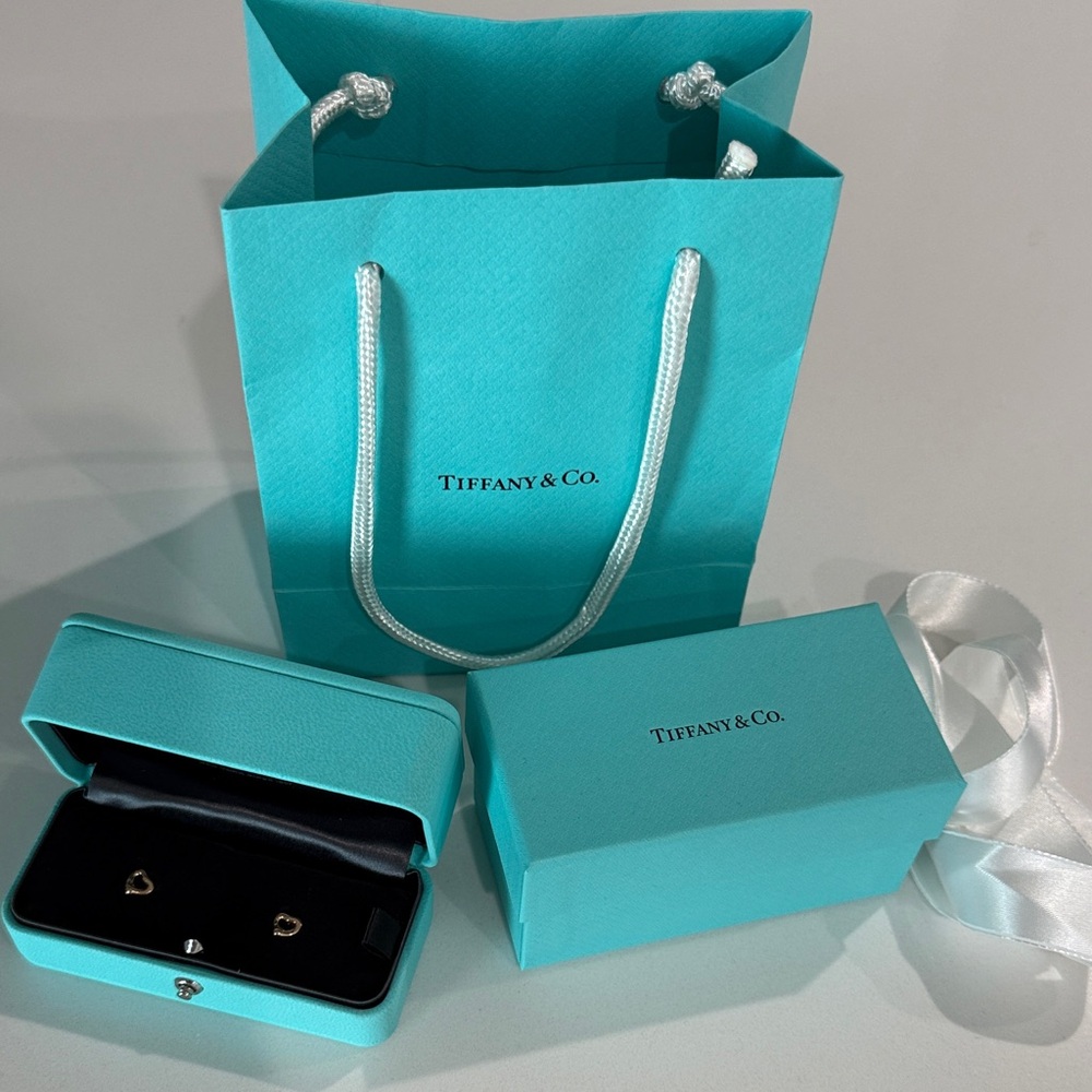 Tiffany & Co Elsa Peretti Open Heart Earrings